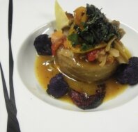 plat végétarien pour un mariage