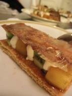 dessert mille-feuilles exotique